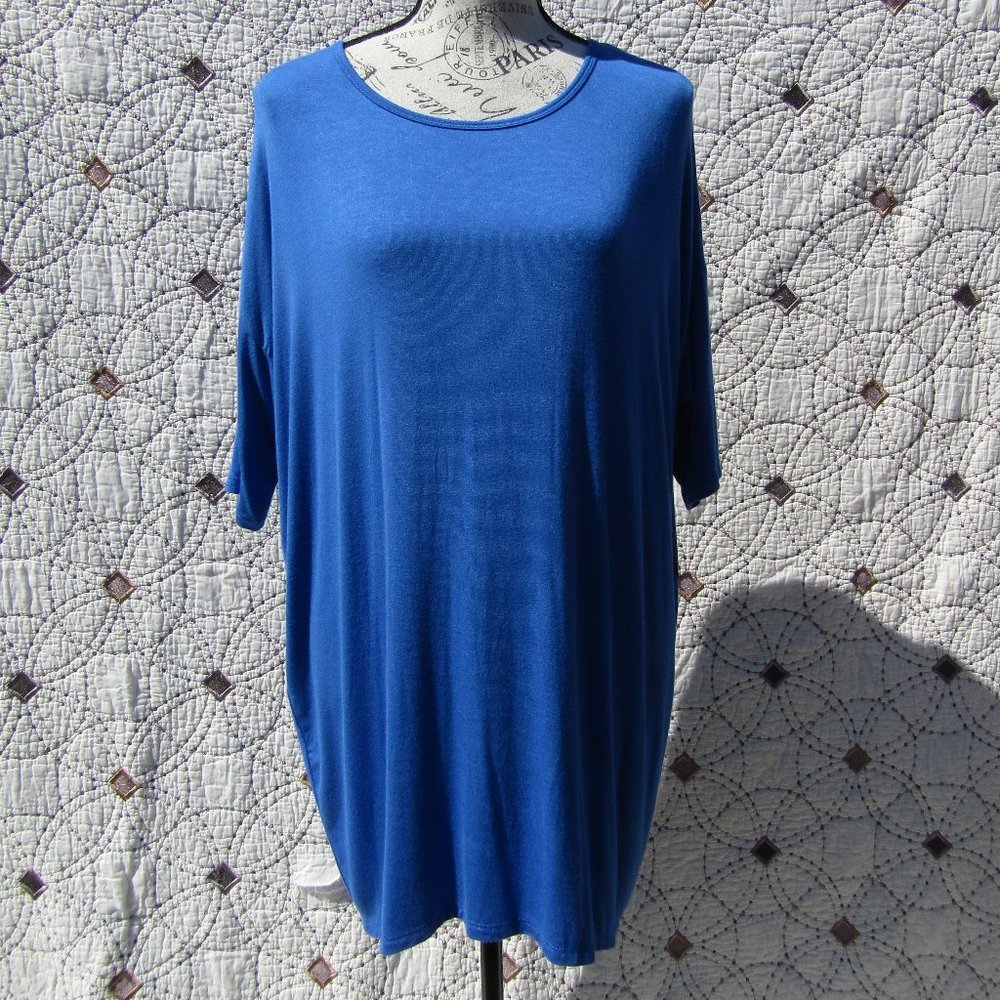NWT Lularoe Irma Blue Dress S
